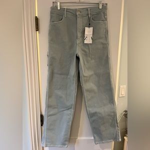 Zara carpenter straight wide leg jeans